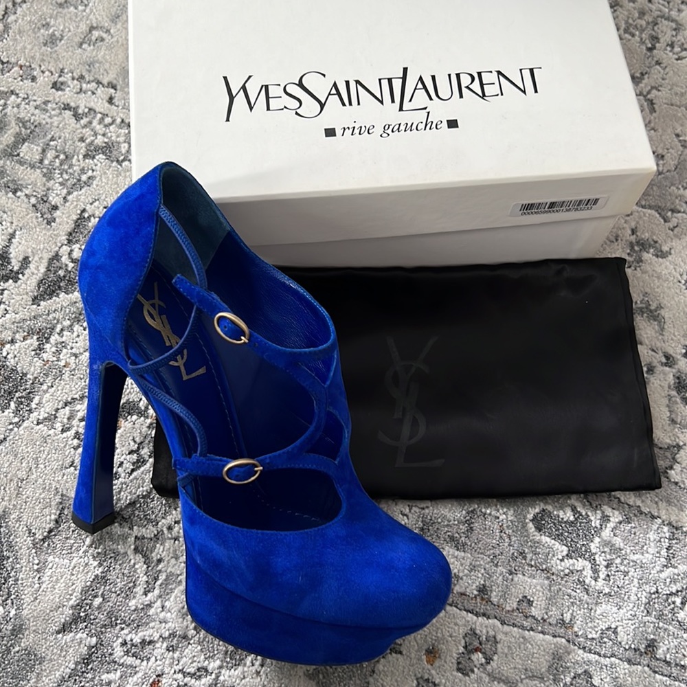 YSL Platform Heels